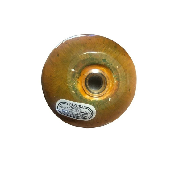 Vintage SAKURA Salt & Pepper Shaker Pear Apple Fruit Sakura Collectible Autumn - Picture 5 of 5